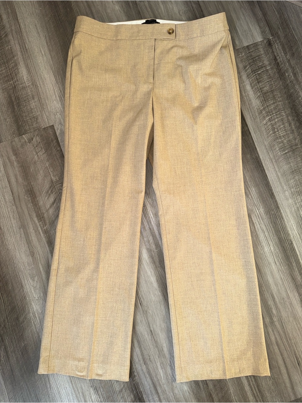Talbots 14 curvy trousers dress pants camel women’s business casual work wear